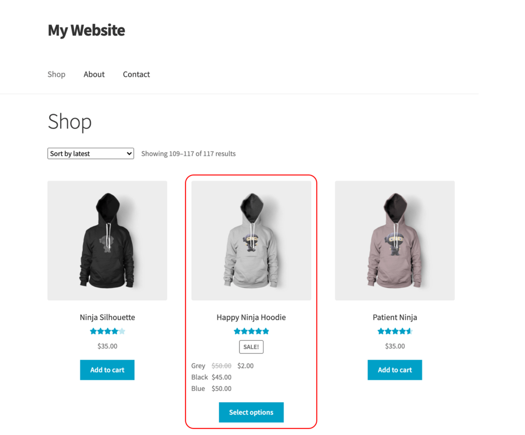 Variation Prices for WooCommerce