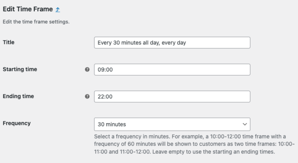 Setting up order delivery date slots on Order Delivery for WooCommerce 3.0+ 