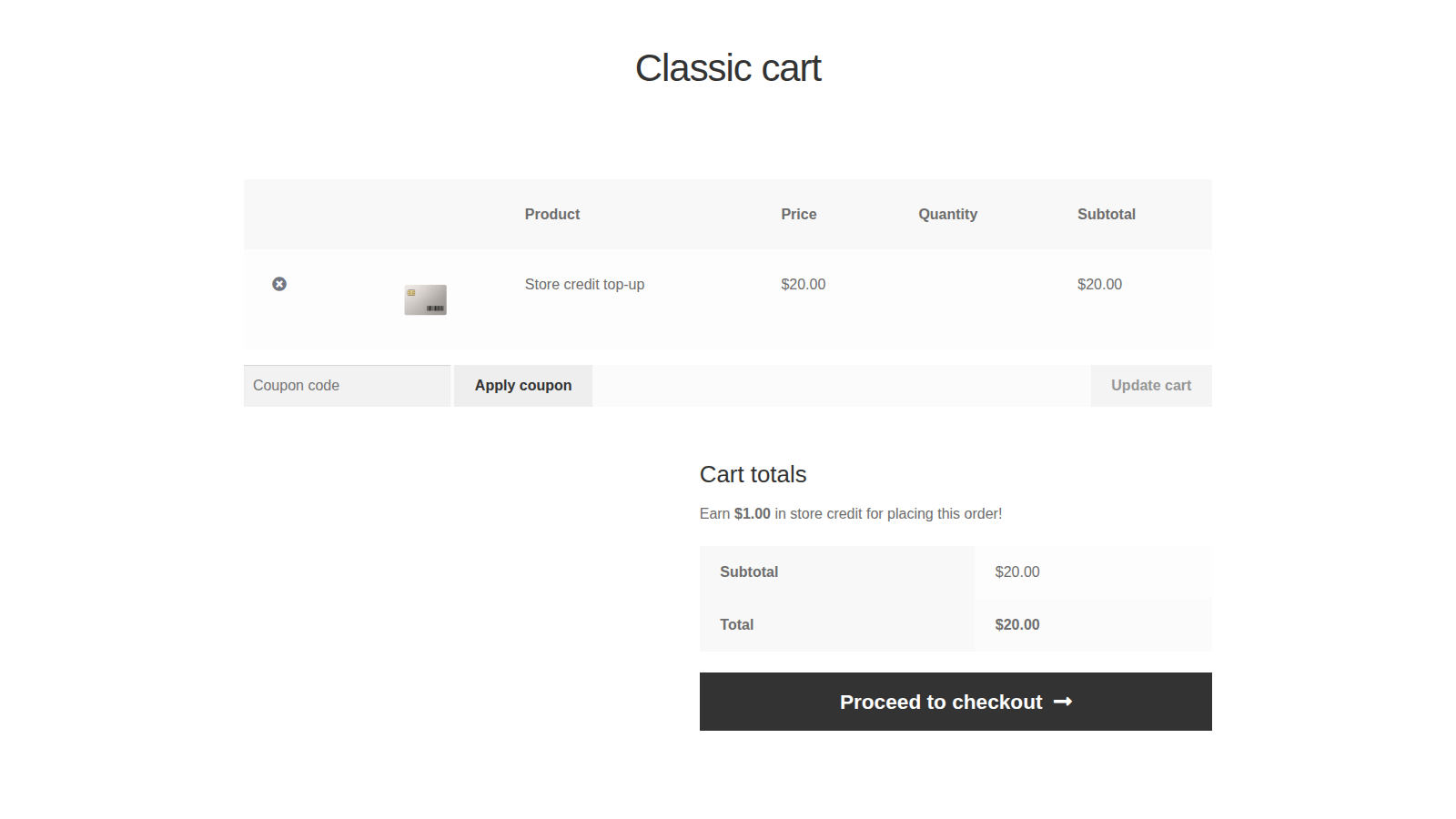 Account Funds: Let customers top up (storefront cart as Jamie)
