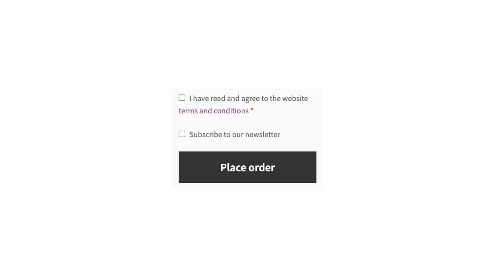 Subscribe to Newsletter: At checkout (storefront classic checkout (shortcode page))